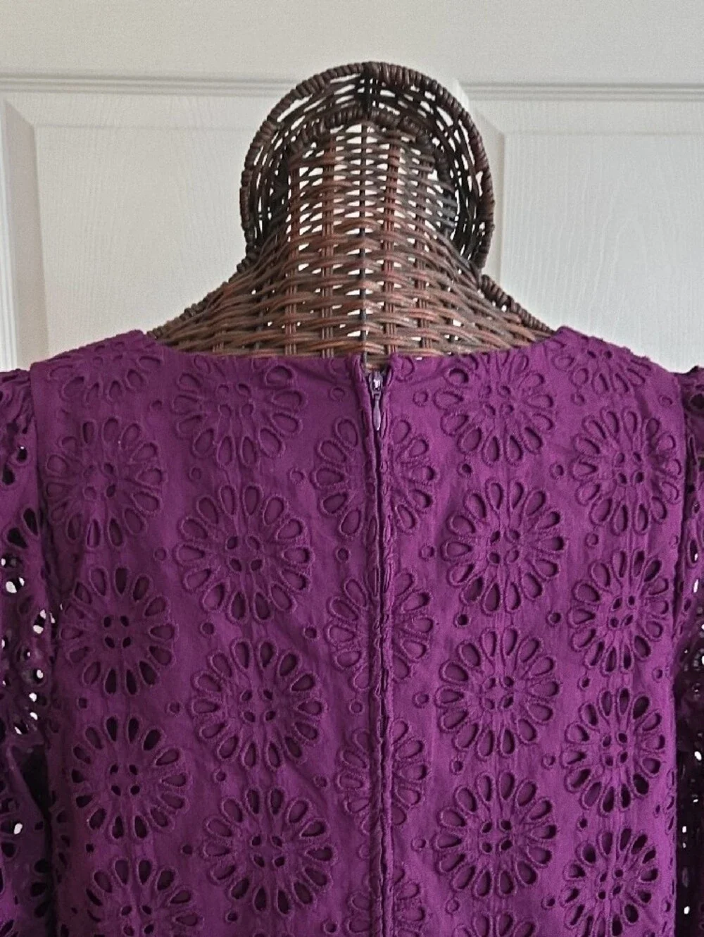 Lilly Pulitzer Plum Eyelet Lace Romper Dress - Size 14